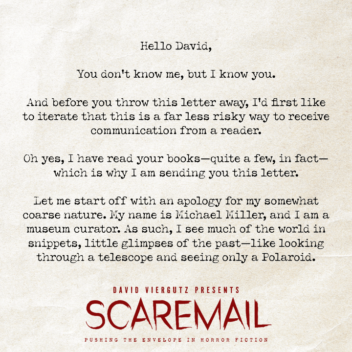 ScareMail - Scare.Me Gift Box - Author David Viergutz